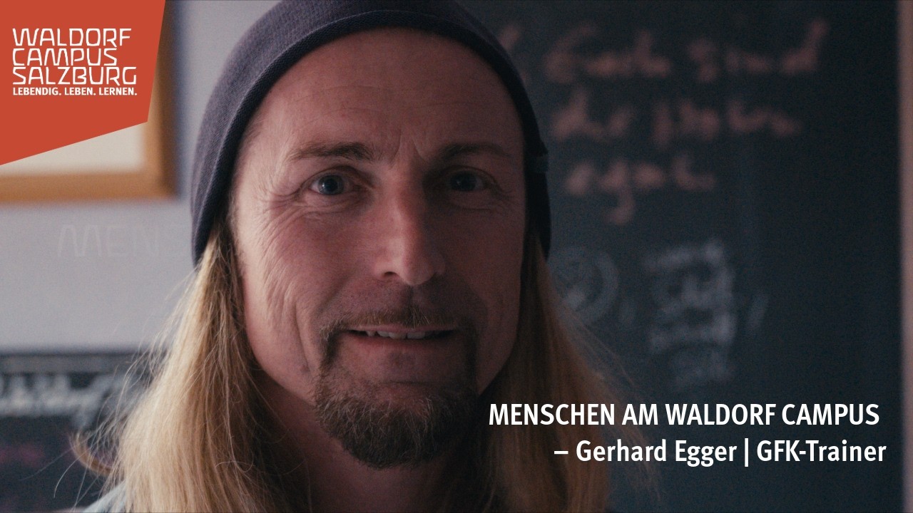 Gerhard Egger, GFK-Trainer am Waldorf Campus Salzburg